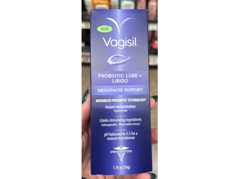 Vagisil Menopause Support Probiotic Lube + Libido, 1.76 oz/50 g