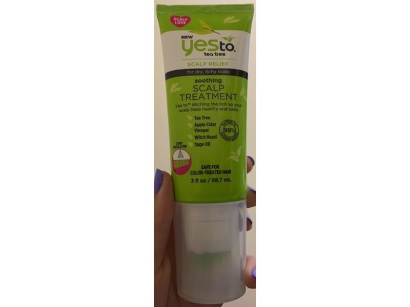 Yes To Tea Tree Soothing Scalp Treatment, 3 fl oz/88.7 mL