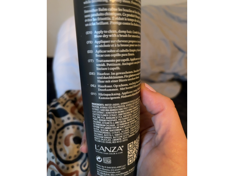 L'anza Healing Style Smoother Balm, 6.8 fl oz/200 mL