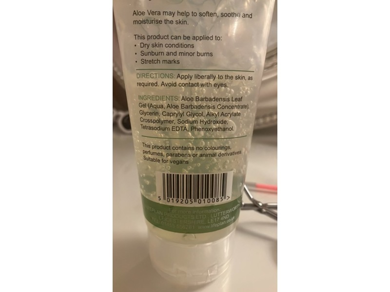 Lifeplan Organic Aloe Vera Gel, 200 mL