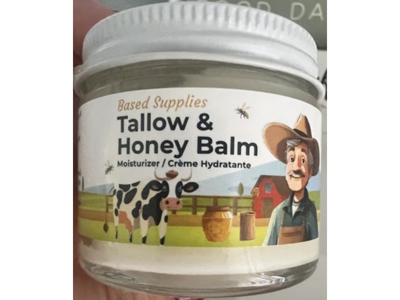 Based Supplies Tallow & Honey Balm, 2 oz