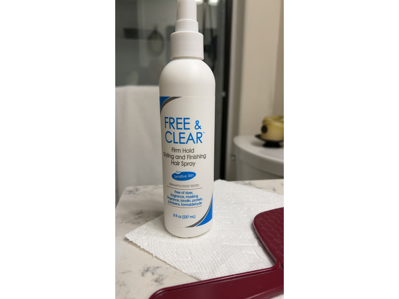 Free & Clear Hairspray Firm Hold, 8 fl oz (237 mL)