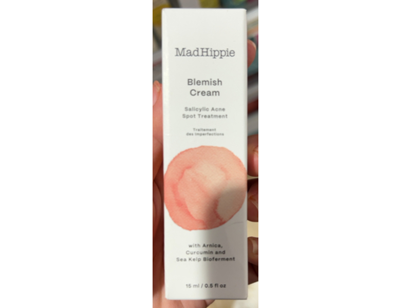 Mad Hippie Blemish Salicylic Acid Acne Spot Treatment, Arnica + Curcumin & Sea Kelp, 0.5 fl oz/15 mL