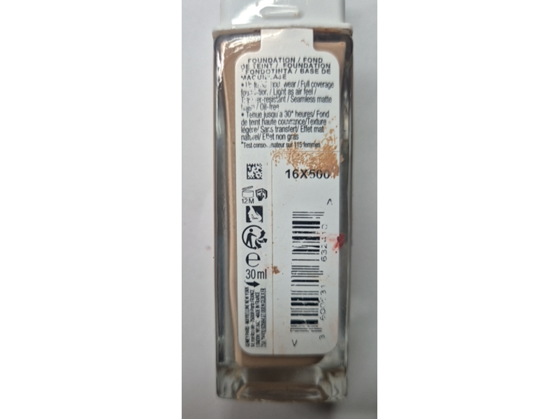 Maybelline New York Foundation Fonde De Teint, 21 Nude Beige, 30 mL