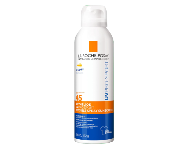 La Roche-Posay Anthelios Uv Pro-Sport Sunscreen Spray, SPF 45, 4.3 oz/122 g