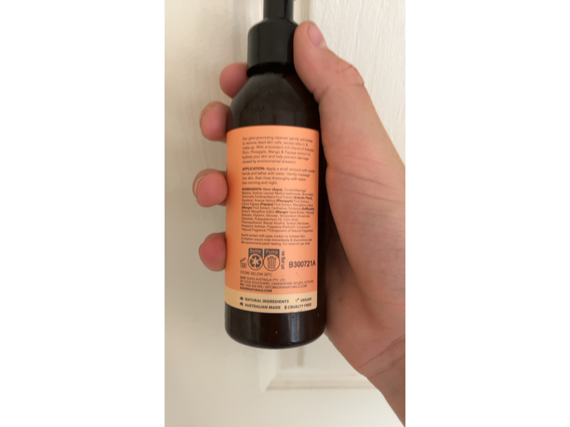 Sukin Radiance Gel Cleanser, Brightening, 4.23 fl oz/125 mL