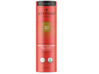 Attitude Mineral Face Sunscreen Stick, Unscented, SPF 30, 1 oz/30 g - thumbnail 1