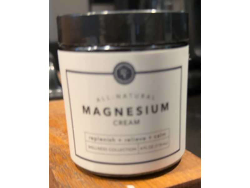 Rowe Casa Organics All Natural Magnesium Cream, 4 fl oz/118 mL