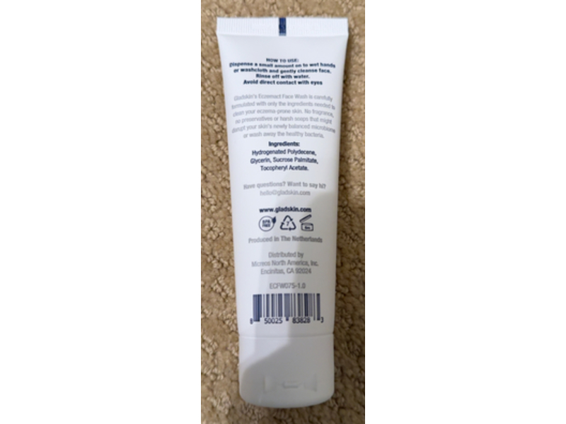 Glad Skin Eczemact Face Wash, 2.53 fl oz/75 mL
