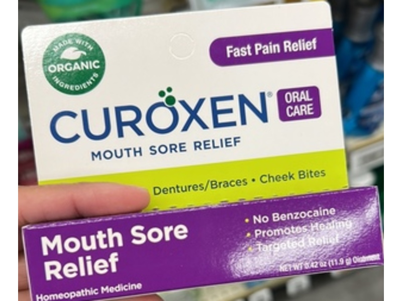 Curoxen Mouth Sore Relief Gel, 0.42 oz/11.9 g
