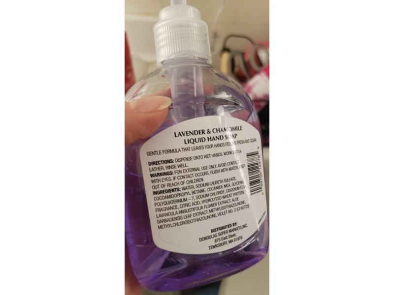 Market Basket Liquid Hand Soap, Lavender & Chamomile, 7.5 fl oz/221.8 mL