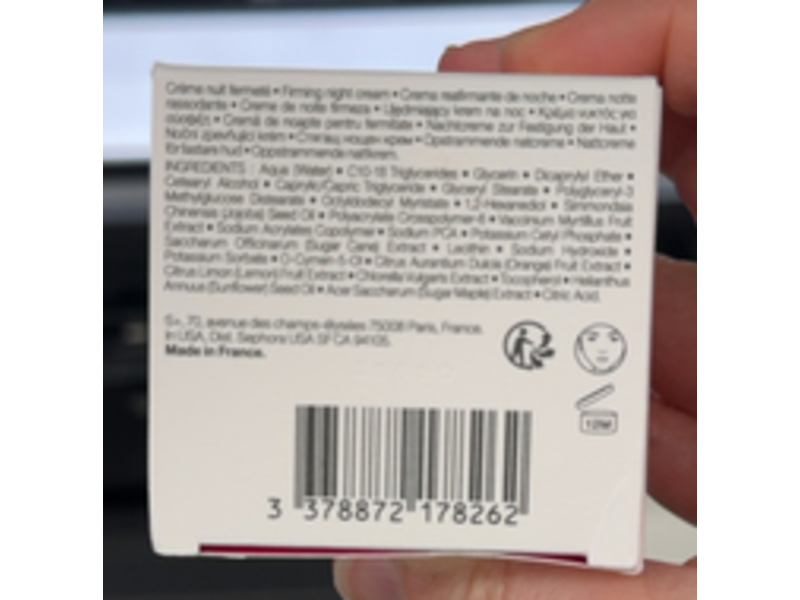 Sephora Firming + Revitalizing Night Cream, Peptides, 1.69 oz/50 mL