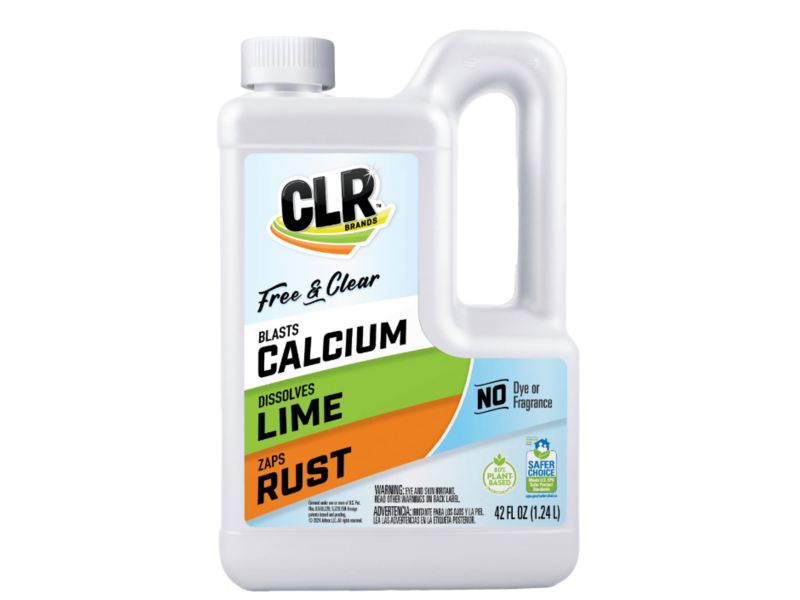 CLR Calcium, Lime & Rust Remover, Free & Clear, 42 fl oz/1.24 L