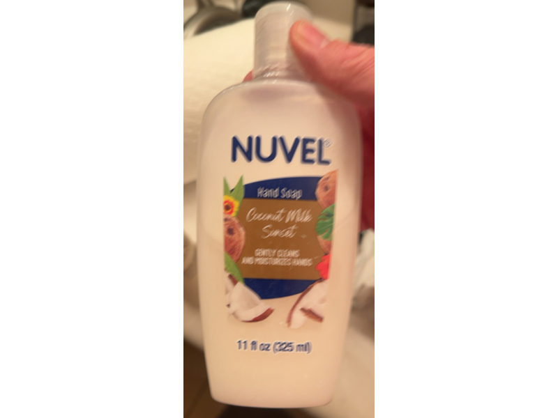 Nuvel Hand Soap, Coconut Milk Sunset, 11 fl oz/325 mL
