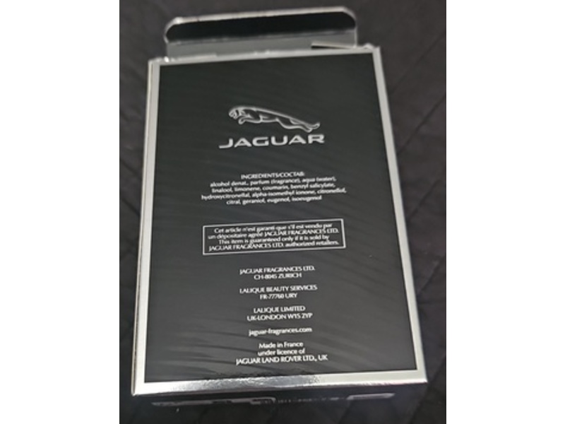 Jaguar Eau De Toilette, Classic Black, 3.4 oz/100 mL