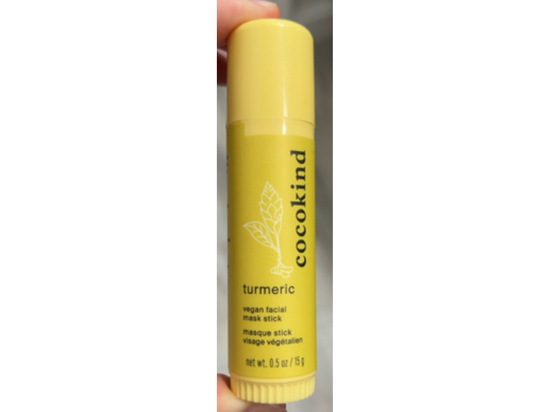Cocokind Facial Mask Stick, Turmeric, 0.5 oz/15 g
