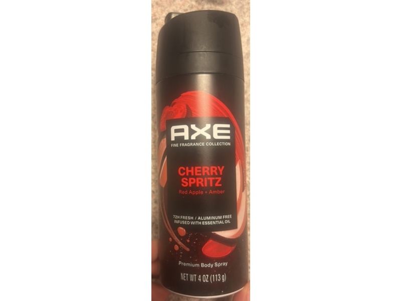 Axe Premium Body Spray, Cherry Spritz, 4 oz/113 g