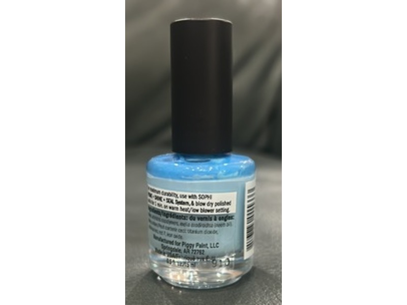 Sophi Non-Toxic Nail Polish, Pretty Shore About You Matte Bright Sky Blue, 0.5 oz/15 mL