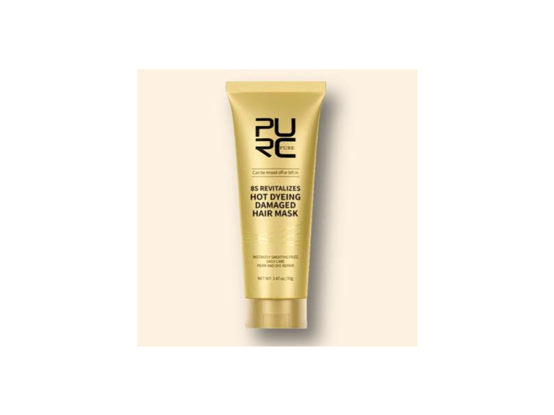 Purc 8S Revitalizes Hot Dyeing Damaged Hair Mask, 2.47 oz/70 g