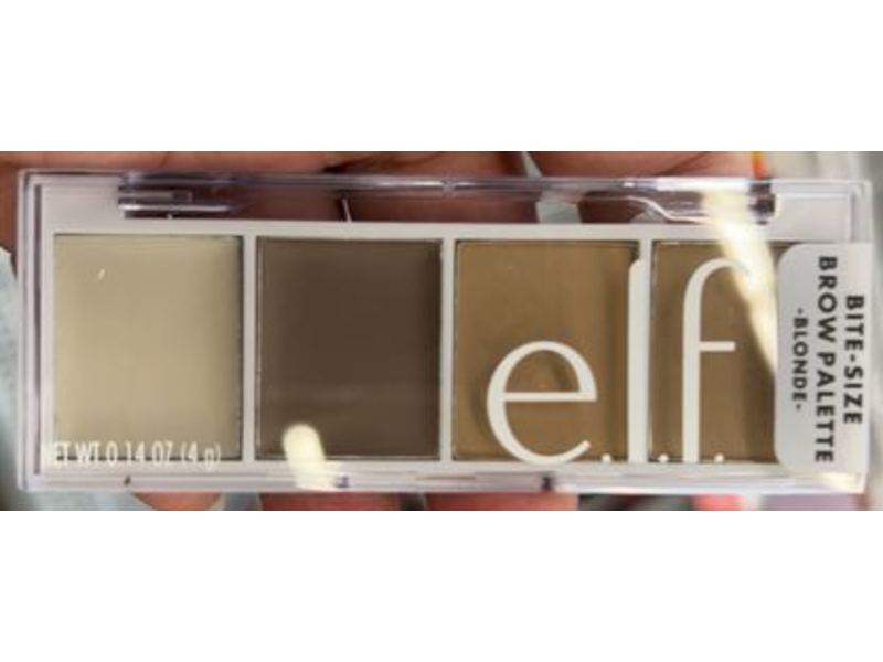 e.l.f. Bite-Size Brow Palette, Blonde, 0.14 oz/4 g