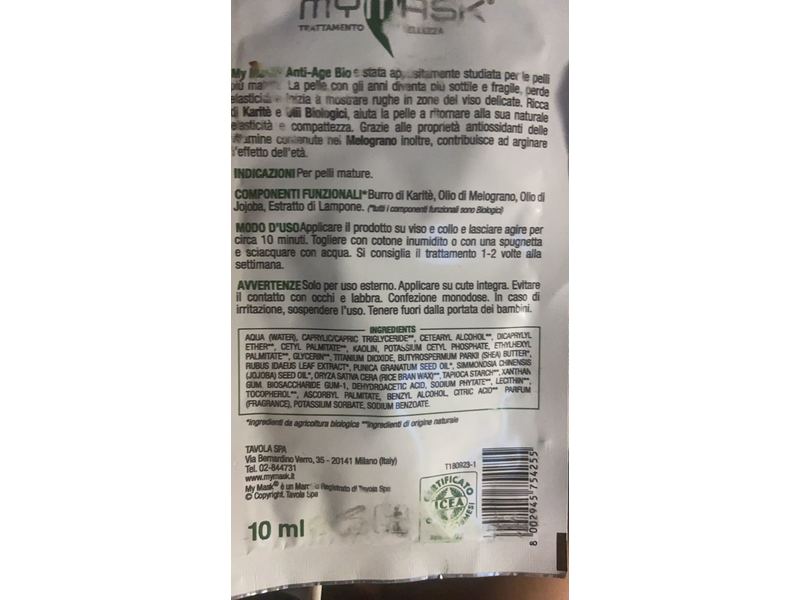 My Mask Anti-Age Mask, 10 mL