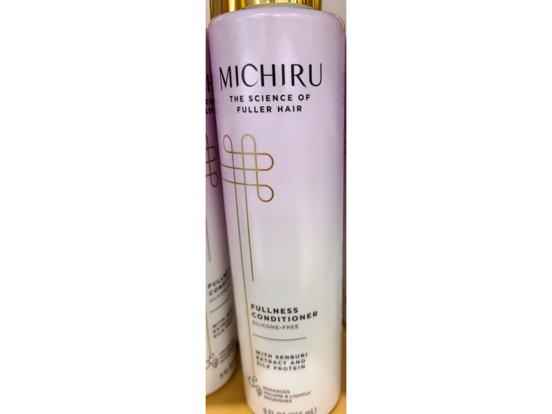 Michiru Senburi Extract & Silk Protein Fullness Conditioner, 9 fl oz/266 mL