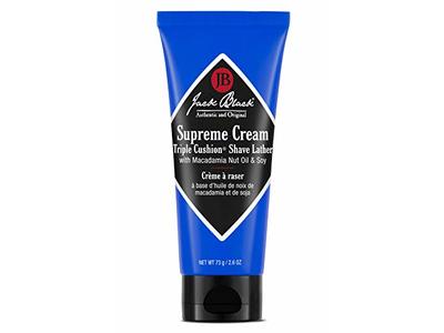 Jack Black Supreme Cream Triple Cushion Shave Lather, 2.6 oz/73 g