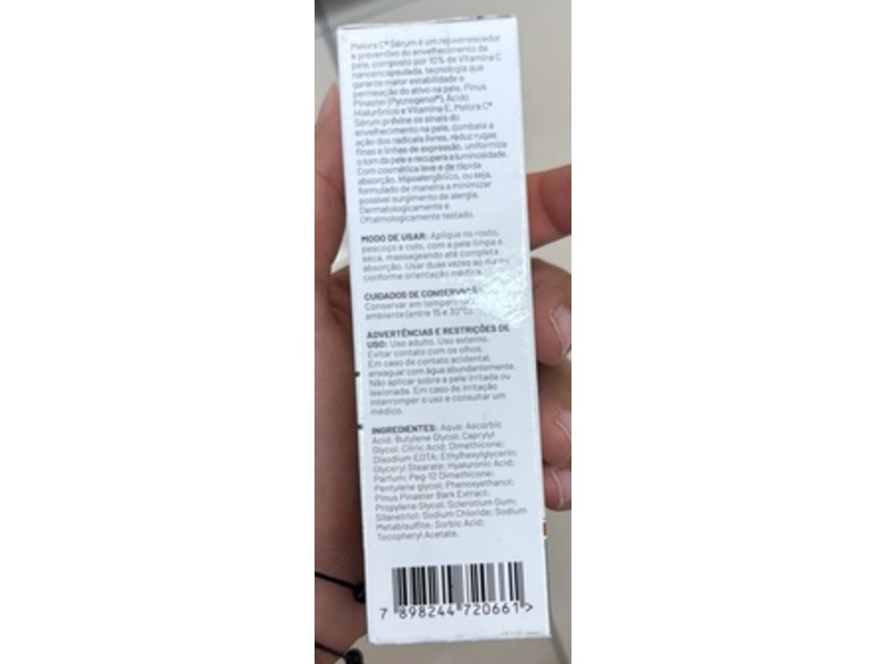 Melora C Serum, Vitamin C 10%, Hyaluronic Acid & Vitamin E, 30 g