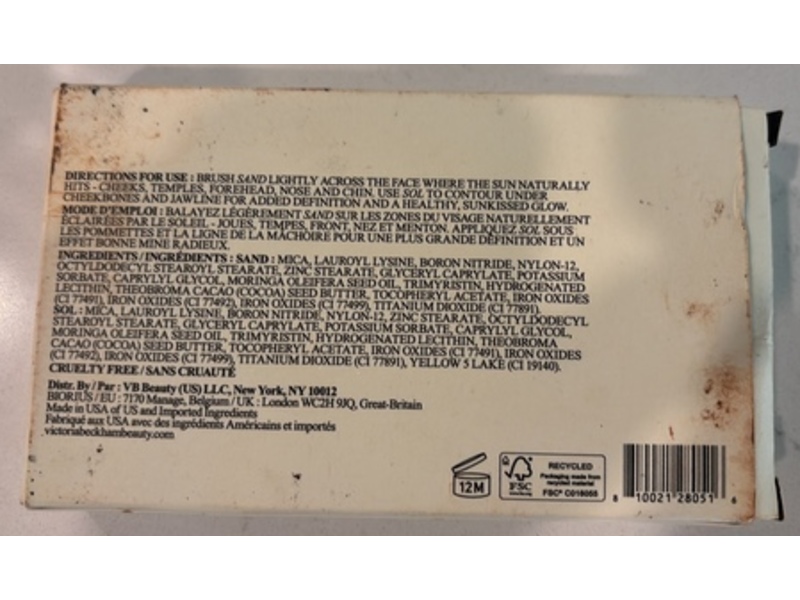 Victoria Beckham Matte Bronzing Brick Refill, 1, 0.34 oz/9.6 g