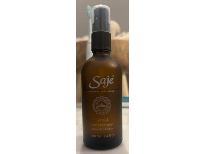 Saje Natural Wellness Yoga Transition Mist, 3.4 fl oz/100 mL