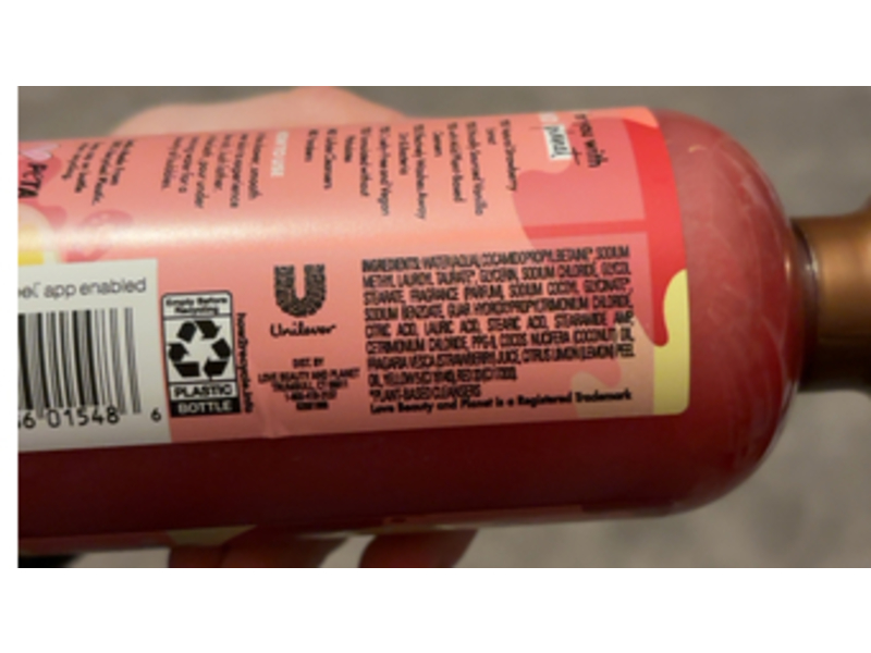 Beloved Shower & Bath Gel, Strawberries & Lemonade, 11.8 fl oz