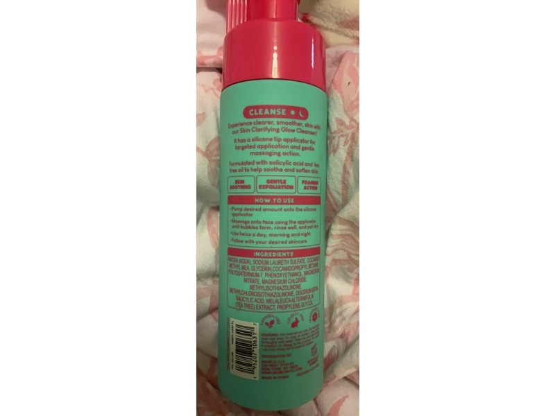 Amora Skin Clarifying Glow Cleanser, Salicylic Acid + Tea Tree Oil, 5.7 fl oz/169 mL