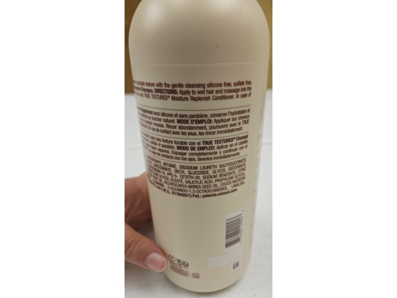 Mizani True Textures Moisture Replenish Shampoo, 33.8 fl oz/1000 mL