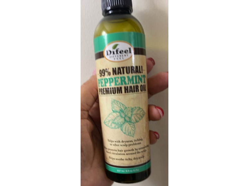 Difeel Peppermint Premium Hair Oil, 7.78 fl oz/230 mL