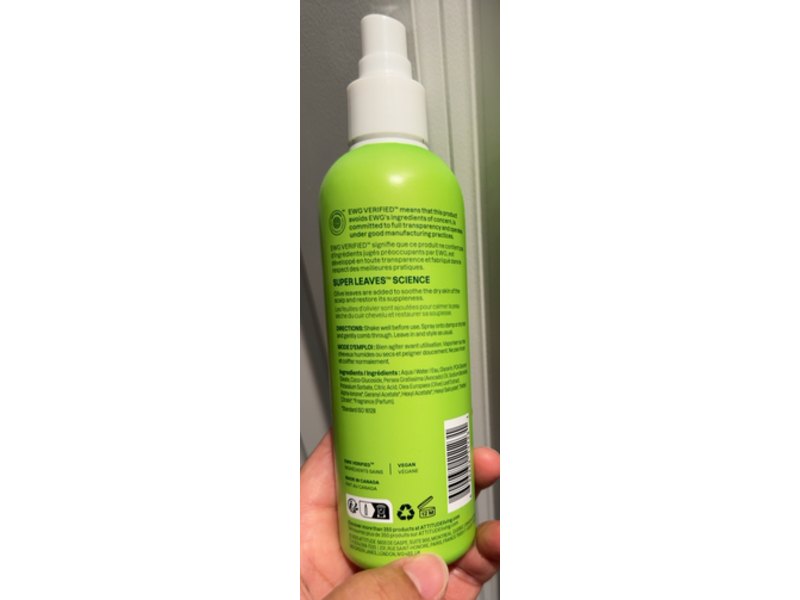 Attitude Super Leaves Hair Detangler, 8 fl oz/240 mL