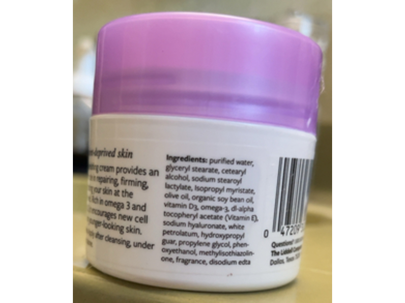 Nicel Bioactives Essential Replenish Nourishing Cream, Omega 3 and Vitamin D3, 2.0 oz/60 mL