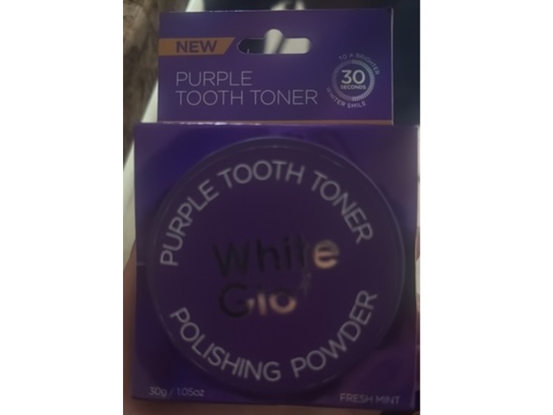 White Glo Purple Tooth Toner Polishing Powder, Fresh Mint, 1.05 oz/30 g