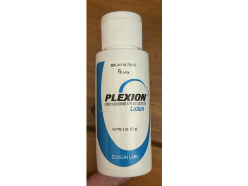 Plexion Sodium Sulfacetamide 9.8% & Sulfur 4.8% Lotion, 2 oz/57 g, Eckson Labs (RX)