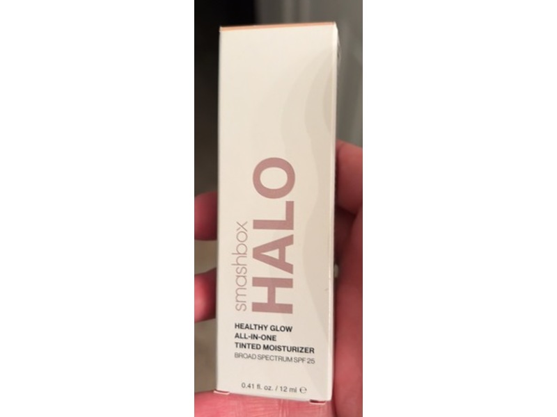 Smashbox Halo Healthy Glow All In One Tinted Moisturizer, Dark Neutral SPF 25, 0.41 fl oz/12 mL