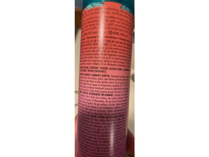 Co Lab Dry Shampoo Tropical Fragrance, 6.7 fl oz / 200 ml