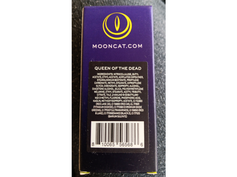 Mooncat Nail Lacquer, Queen Of The Dead, 0.4 fl oz/12 mL