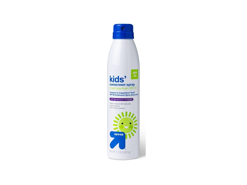 up&up Kids Sunscreen Spray, SPF 50, 7.3 oz/207 g