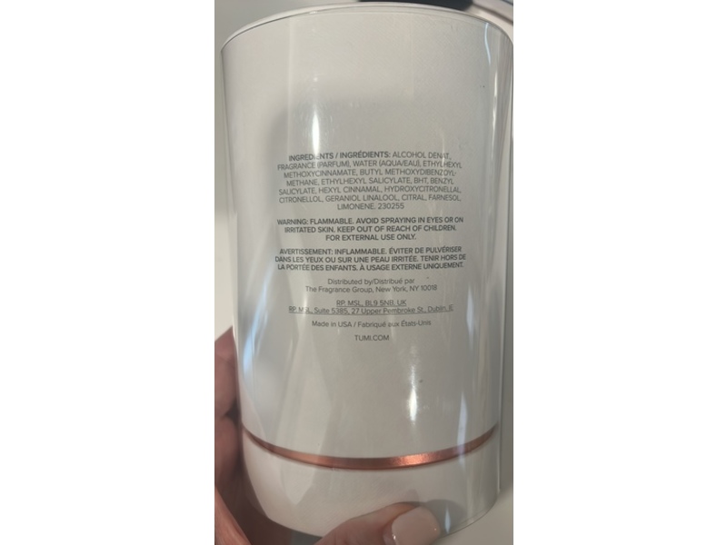 Tumi Whisper Experience Collector Extrait De Parfum, 3.4 fl oz/100 mL