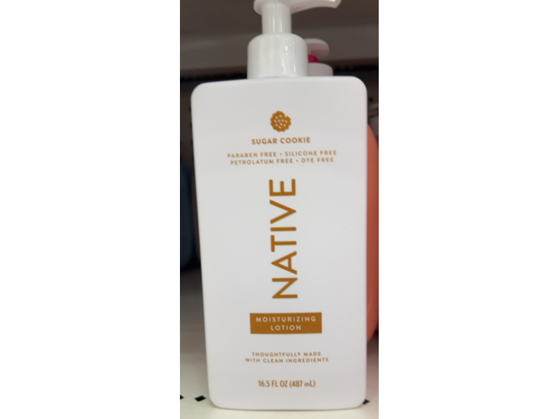 Native Moisturizing Lotion, Sugar Cookie, 16.5 fl oz/487 mL