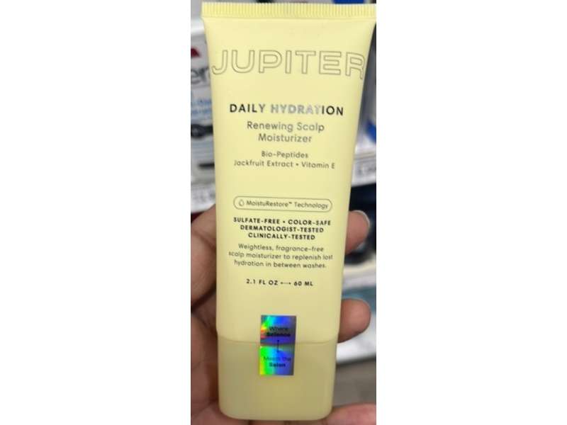 Jupiter Daily Hydration Renewing Scalp Moisturizer, Jackfruit Extract + Vitamin E, 2.1 fl oz/60 mL