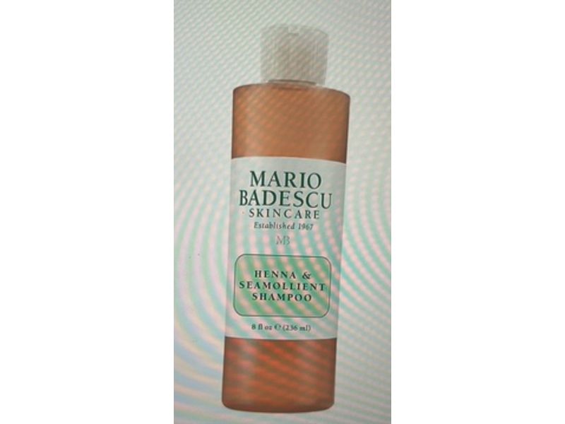 Mario Badescu Henna & Seamollient Shampoo, 8 fl oz/236 mL