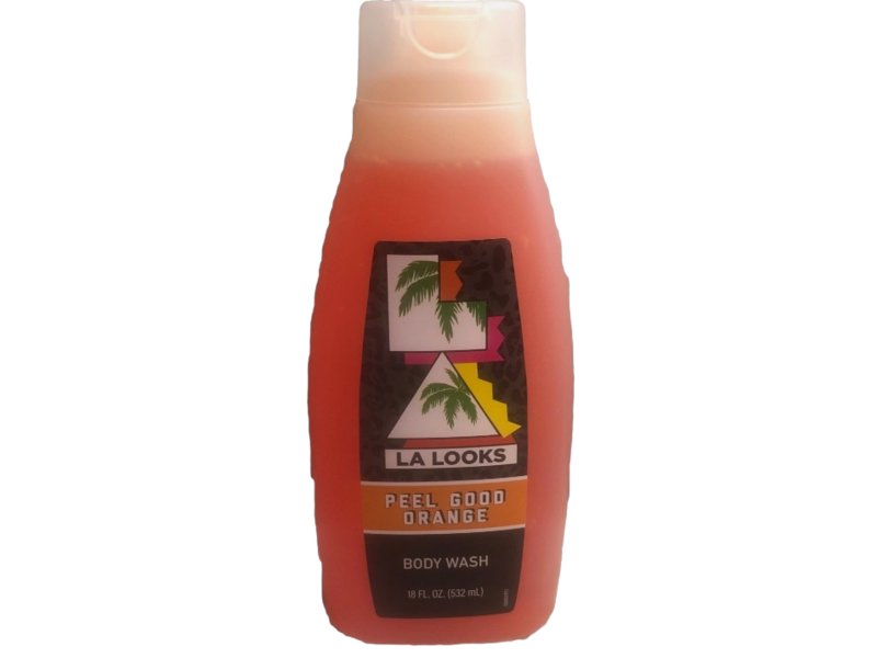 LA Looks Peel Good Body Wash, Peels Good Orange, 18 fl oz/532 mL