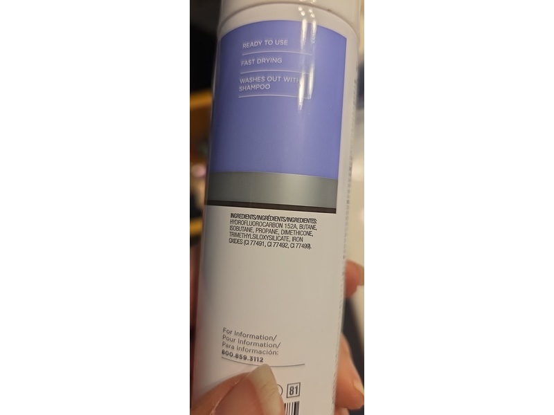 Ion Root Cover Temporary Hair Color, Dark Brown, 2 oz/72 mL