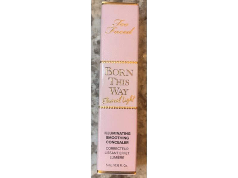 Too Faced Born This Way Ethereal Light Illuminating Smoothing Concealer, Graham Cracker, 0.16 fl oz/5 mL