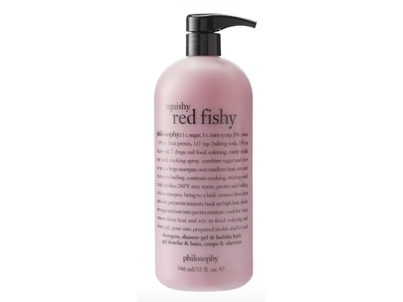 Philosophy Shampoo Shower Gel & Bubble Bath, Squishy Red Fishy, 32 fl oz/946 mL